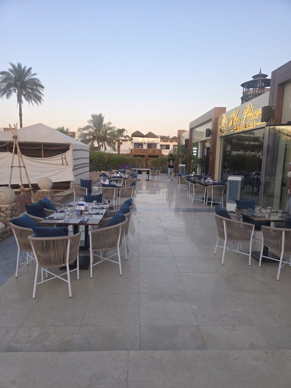 Sera in terrazza